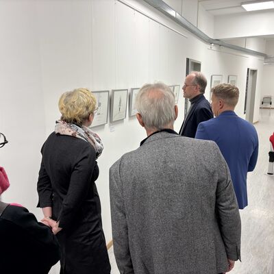 Er&ouml;ffnung Sonderausstellung Hella Horstmeier, Dieter Kr&auml;mer und Andreas R&ouml;ssiger