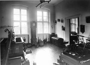 Ausstellungsraum des Heimatmuseums Oberhavel, Foto, 1952