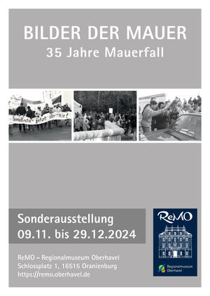 Plakat 35 Jahre Mauerfall