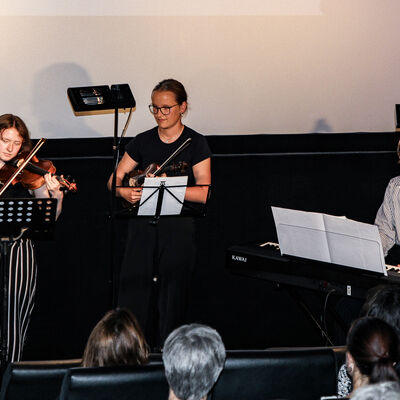 Musikalische Umrahmung durch die Kreismusikschule