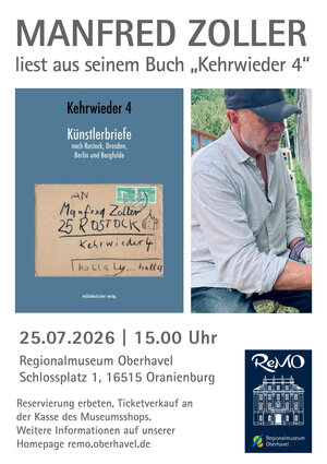 Plakat Lesung Prof. Dr. Manfred Zolle