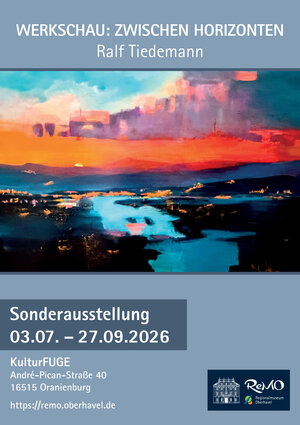 Plakat Sonderausstellung Ralf Tiedemann